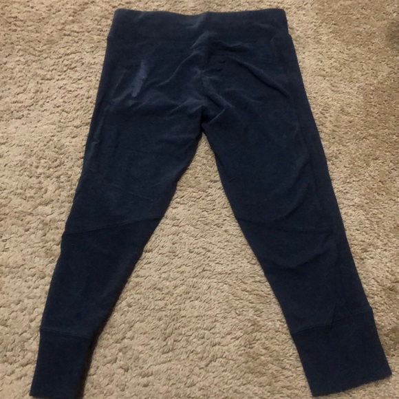 Cropped Dark Blue Leggings - Picture 2 of 2